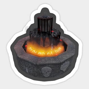 Fountain of Fear Logo Sticker